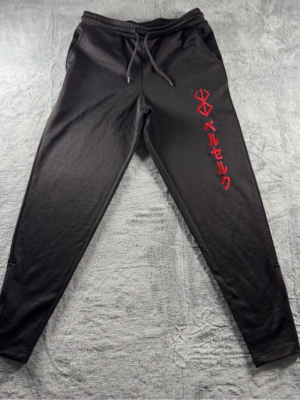 Atsuko Crunchyroll Black Jogger Sweatpants Size XS Berserk Brand of Sacrifice